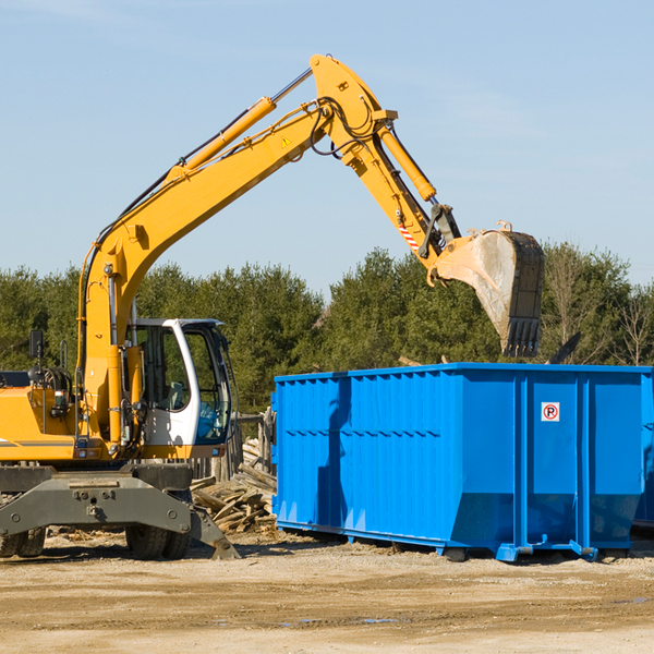 how does a residential dumpster rental service work in Chums Corner MI